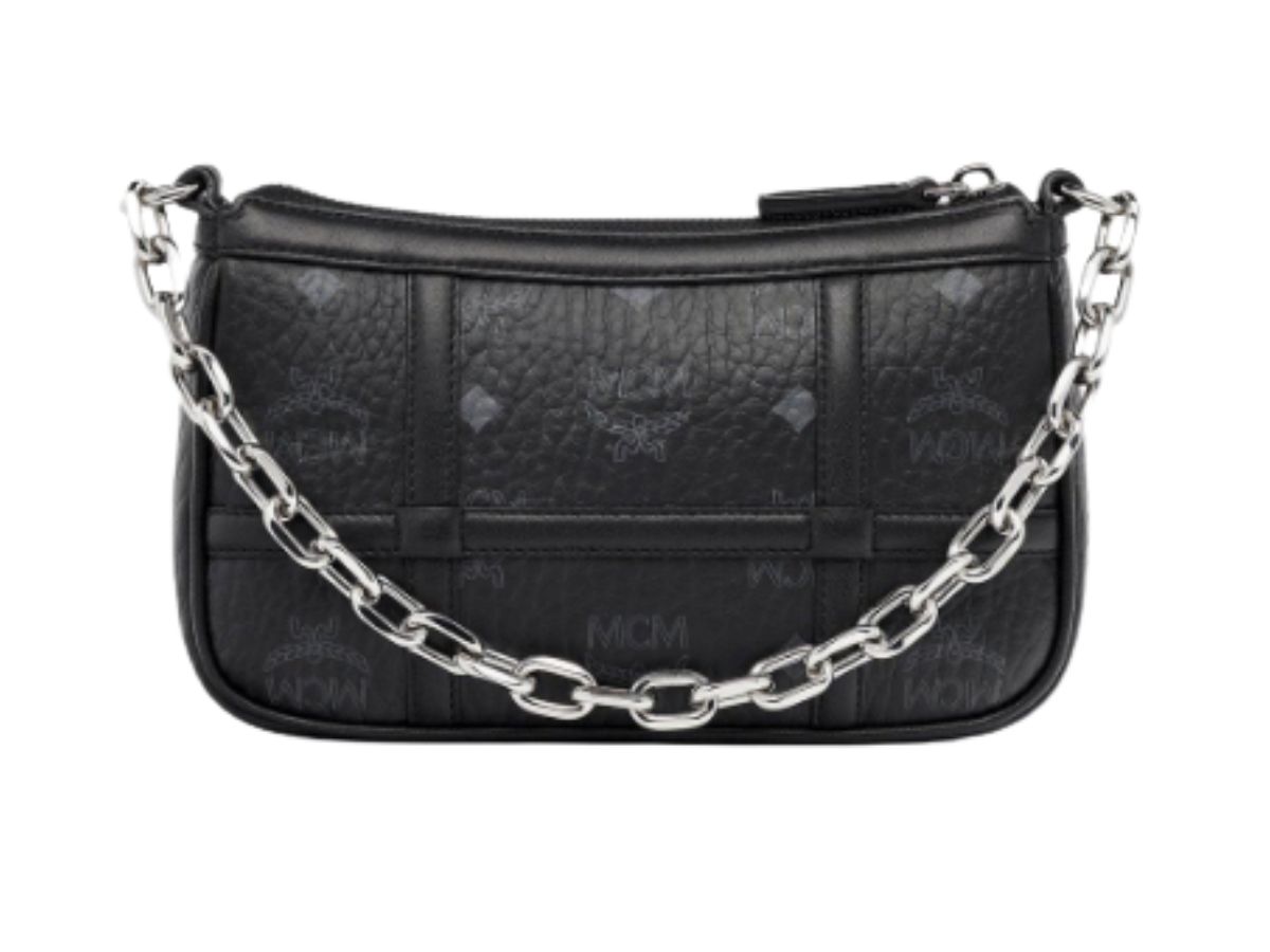 MCM MCM Aren Shoulder Bag Mini Visetos Black