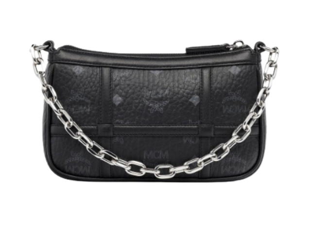 MCM MCM Aren Shoulder Bag Mini Visetos Black - view 1