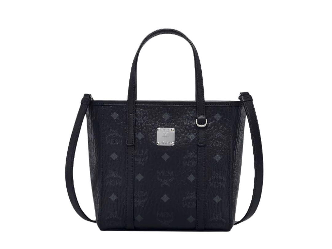 MCM MCM Toni Shopper Mini Visetos Black