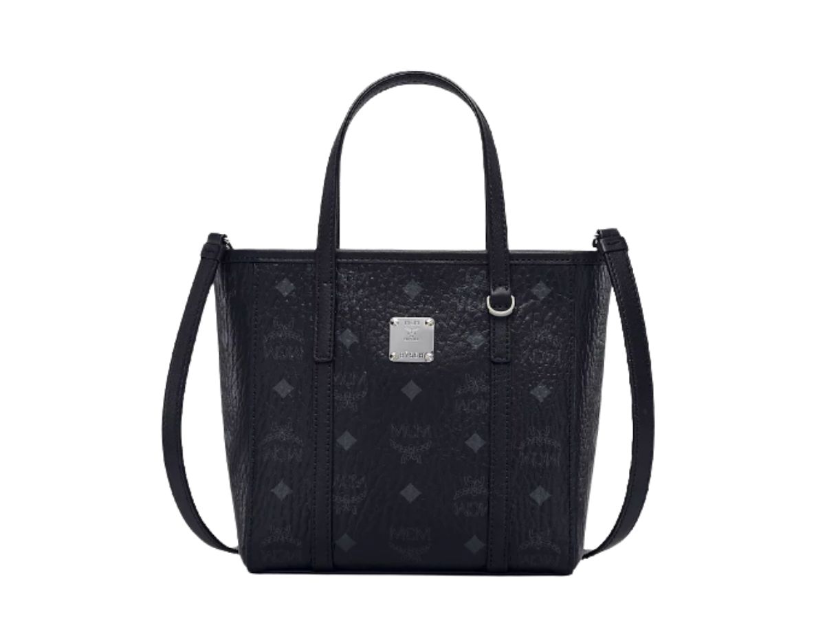 MCM MCM Toni Shopper Mini Visetos Black