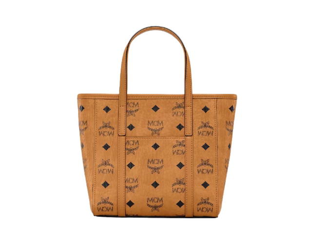 MCM MCM Toni Shopper Mini Visetos Cognac - view 2