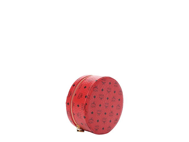 MCM MCM Visetos Vanity Cosmetic Case Red - view 3