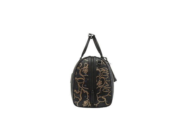 MCM MCM x BAPE Ottomar Weekender Bag In Visetos Black - view 2