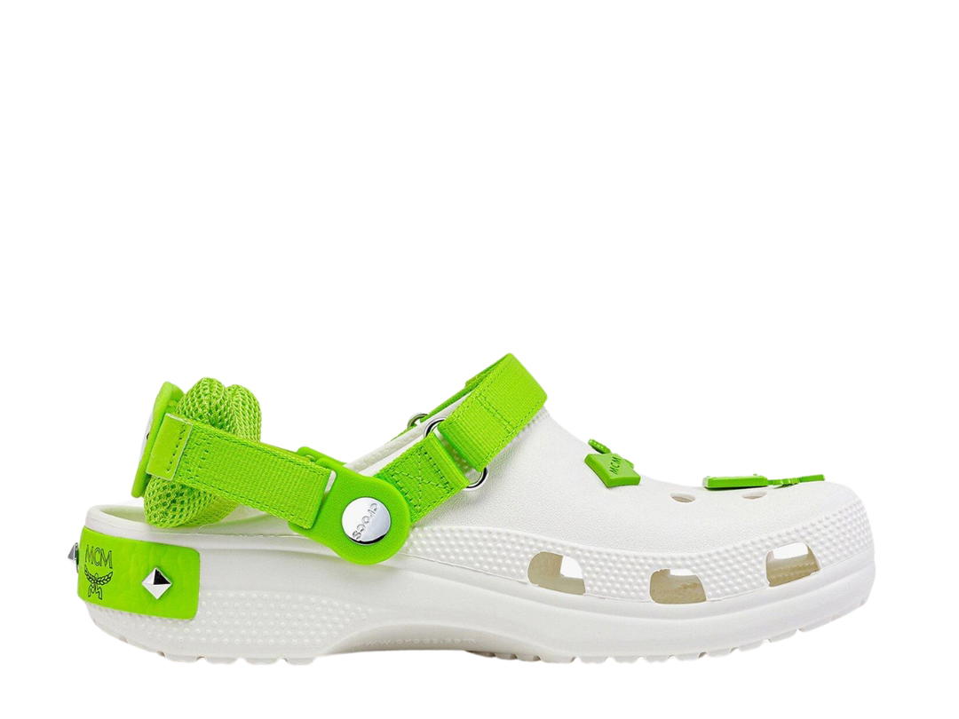 MCM MCM x CROCS Classic Clog Belt Bag Bracelet White