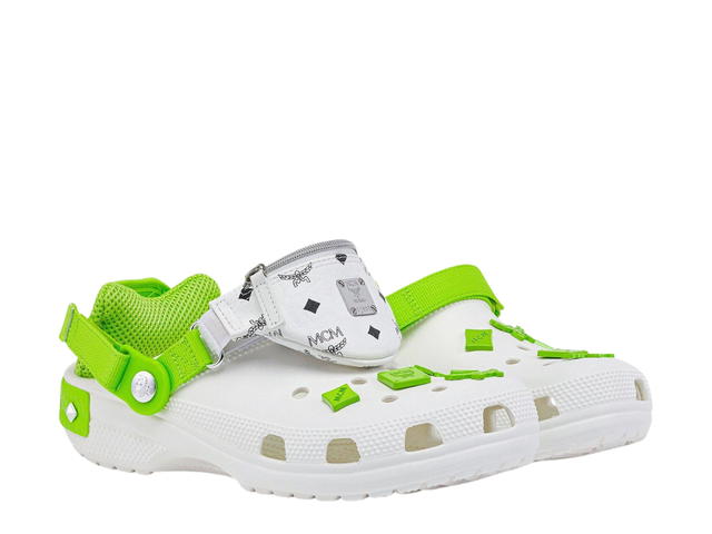 MCM MCM x CROCS Classic Clog Belt Bag Bracelet White - view 3