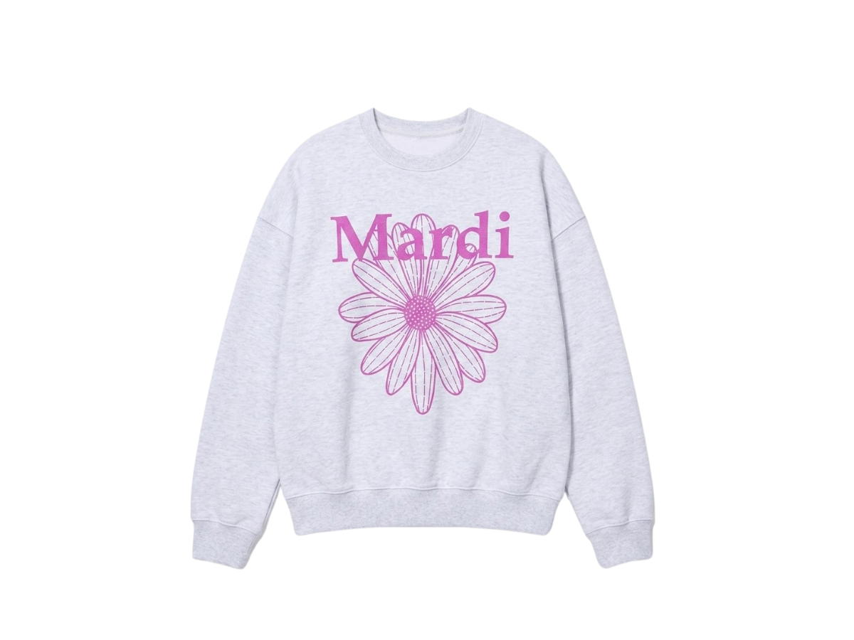 Mardi Mercredi Mardi Mercredi Sweatshirt Flowermardi Heather Violet