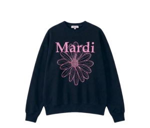 Buy Mardi Mercredi Sweatshirt Flowermardi Needlework Navy Fuchsia at Sasom – Authentic and Ready to Ship