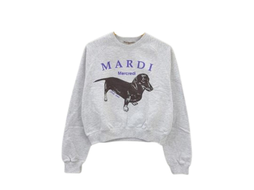 Mardi Mercredi Mardi Mercredi Sweatshirt Raglan Ddanji Heather Purple