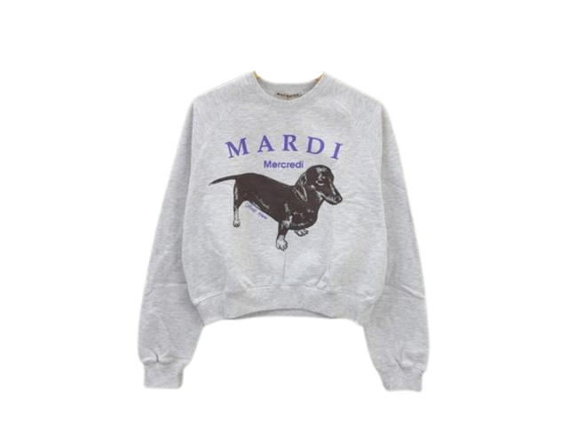 Mardi Mercredi Mardi Mercredi Sweatshirt Raglan Ddanji Heather Purple - view 1