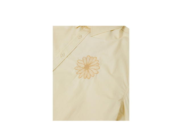Mardi Mercredi Mardi Mercredi Cotton Poplin Shirt Butter Beige (W) - view 2
