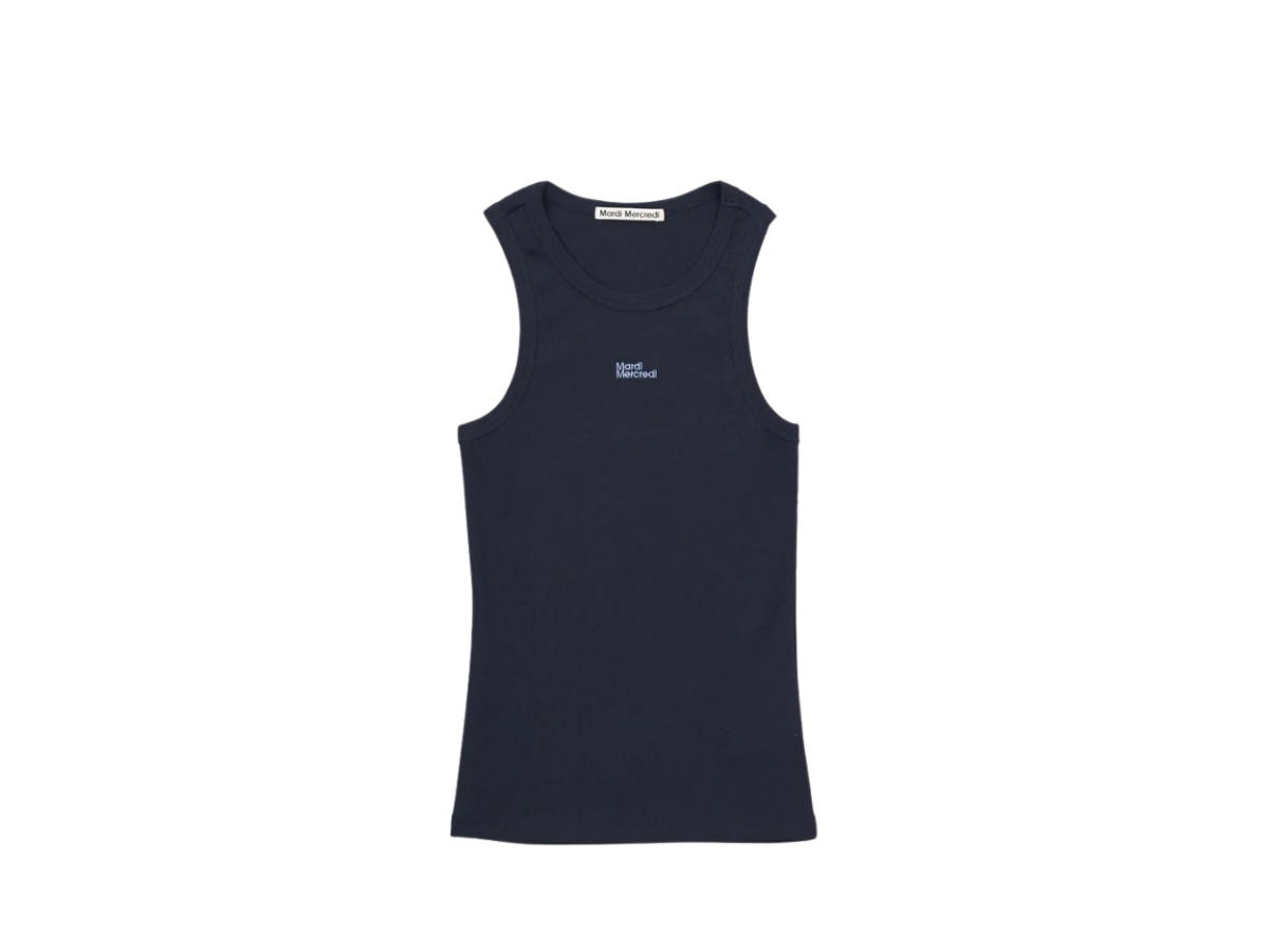 Mardi Mercredi Mardi Mercredi Tank Racer Essential Navy Sky