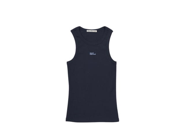 Mardi Mercredi Mardi Mercredi Tank Racer Essential Navy Sky - view 1