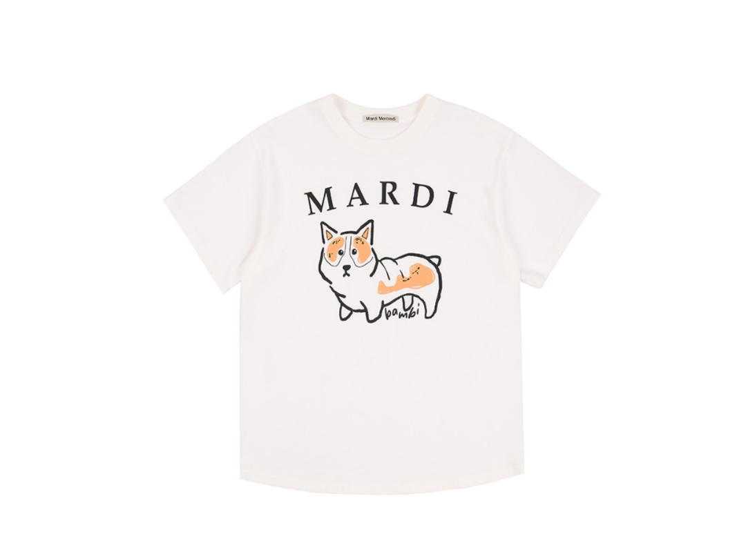 Mardi Mercredi Mardi Mercredi Bambi T-Shirt Ivory