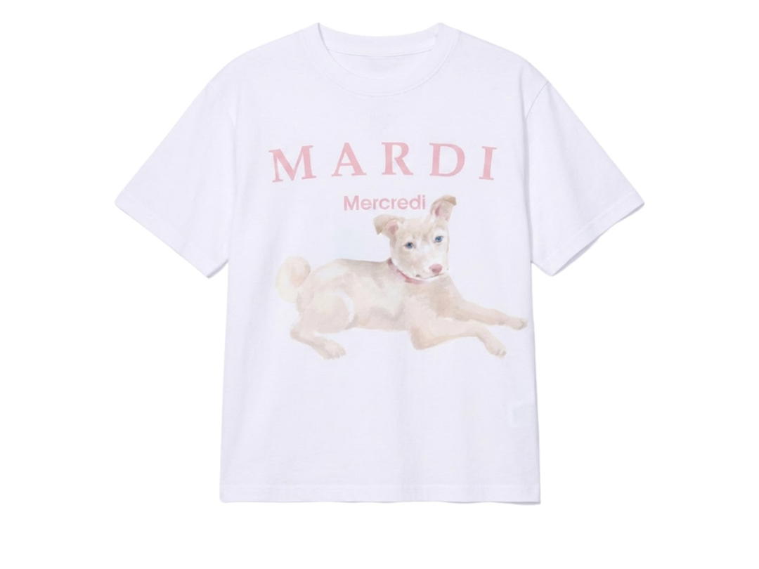 Mardi Mercredi Mardi Mercredi Nez Tout Rose 01 Tshirt Ivory Indipink