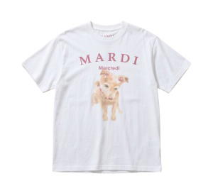 Buy Mardi Mercredi Nez Tout Rose 02 Tshirt Ivory Pink at Sasom – Authentic and Ready to Ship