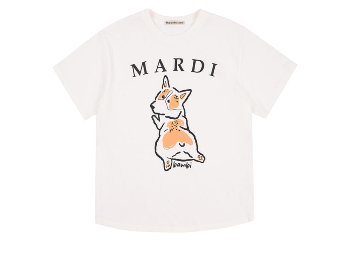 Mardi Mercredi Mardi Mercredi Tshirt Bambi 02 Ivory