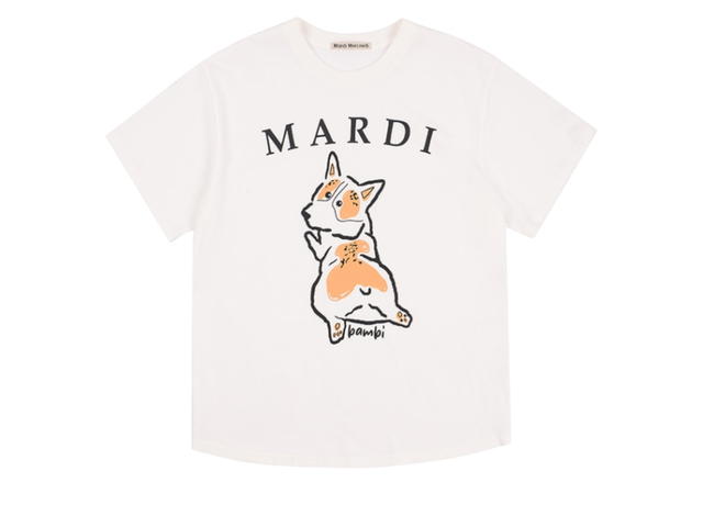 Mardi Mercredi Mardi Mercredi Tshirt Bambi 02 Ivory - view 1