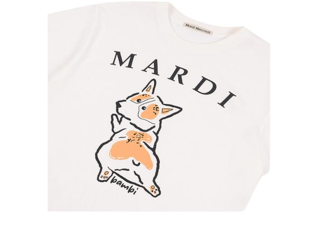 Mardi Mercredi Mardi Mercredi Tshirt Bambi 02 Ivory - view 2