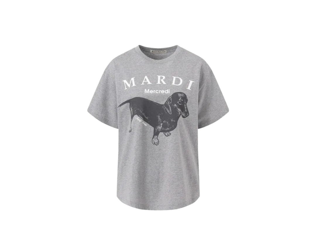Mardi Mercredi Mardi Mercredi Tshirt Ddanji Grey White