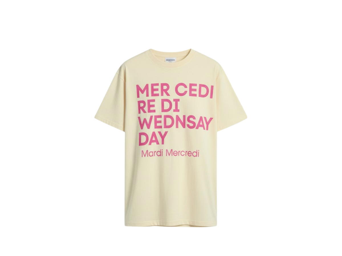 Mardi Mercredi Mardi Mercredi Tshirt Du Mardi Butter Deep Pink