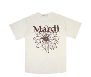 Buy Mardi Mercredi Tshirt Flowermardi Cream Brown at Sasom – Authentic and Ready to Ship
