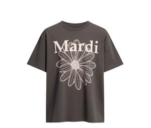 Buy Mardi Mercredi Tshirt Flowermardi Charcoal Pale Pink at Sasom – Authentic and Ready to Ship