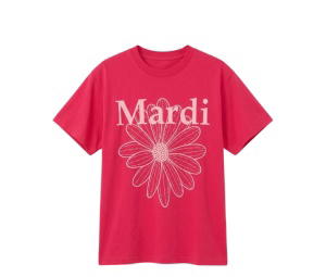 Buy Mardi Mercredi Tshirt Flowermardi Red Pink at Sasom – Authentic and Ready to Ship