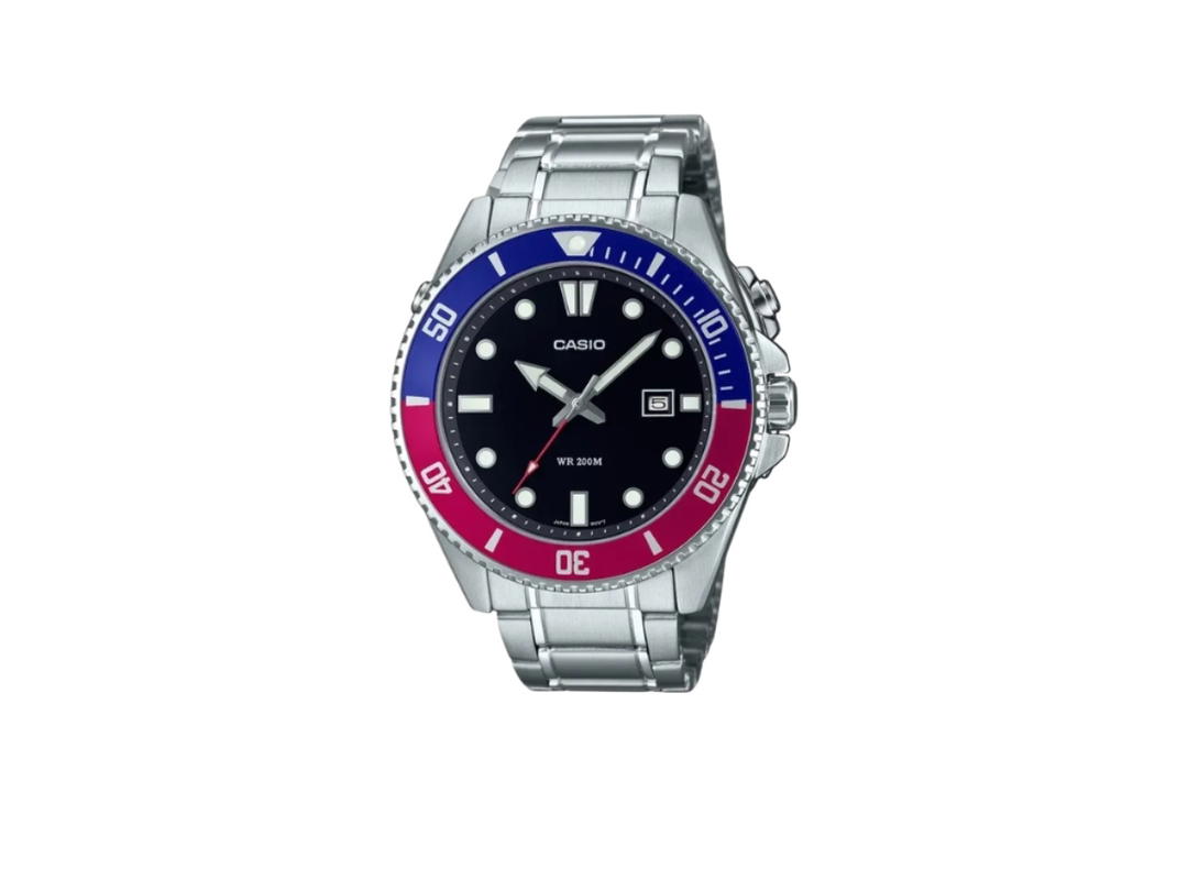 Casio Casio Metal Analog MDV-107D-1A3V Watch Silver