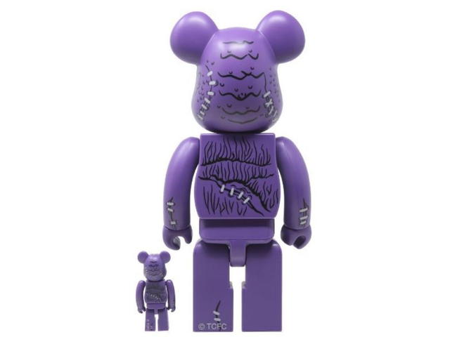 Medicom Toy MEDICOM MADBALLS HORN HEAD BEARBRICK FIGURE SET (PURPLE) 400% + 100% - view 2
