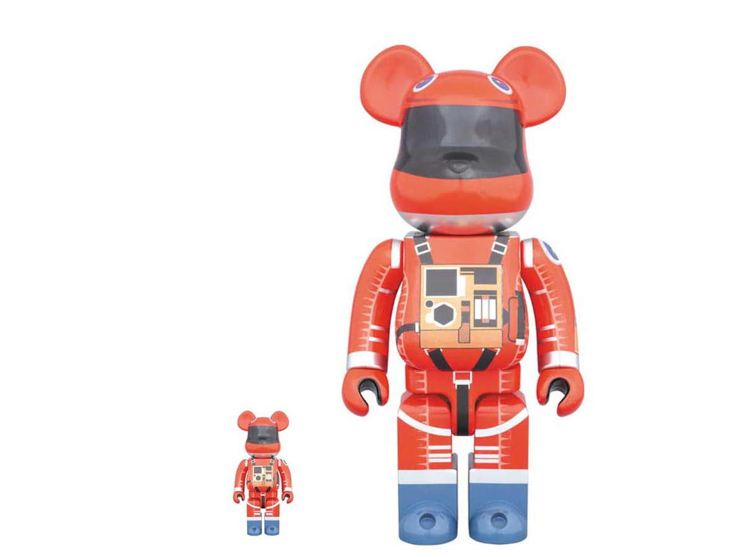 Medicom Toy BE@RBRICK 2001: A Space Odyssey [Orange Space Suit] 400% + 100%