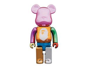Buy BE@RBRICK A Bathing Ape [25th Anniversary Multi Color] 400% at Sasom – Authentic and Ready to Ship