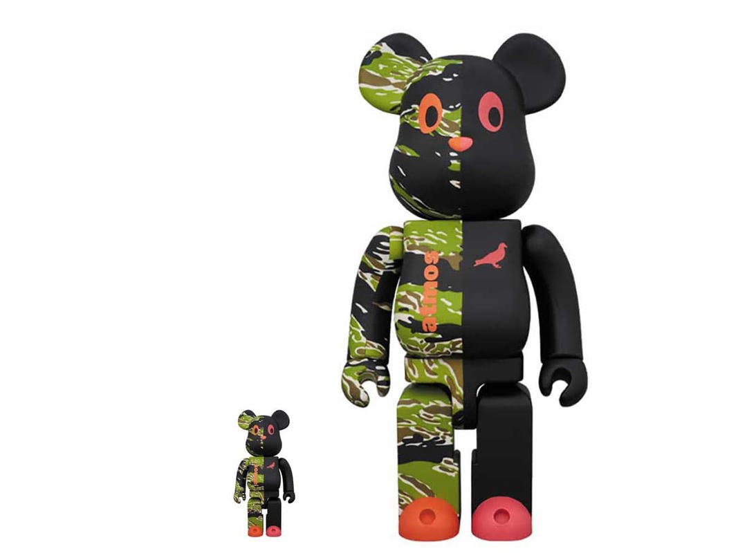 Medicom Toy BE@RBRICK atmos x Staple [Ver. 2] 400% + 100%