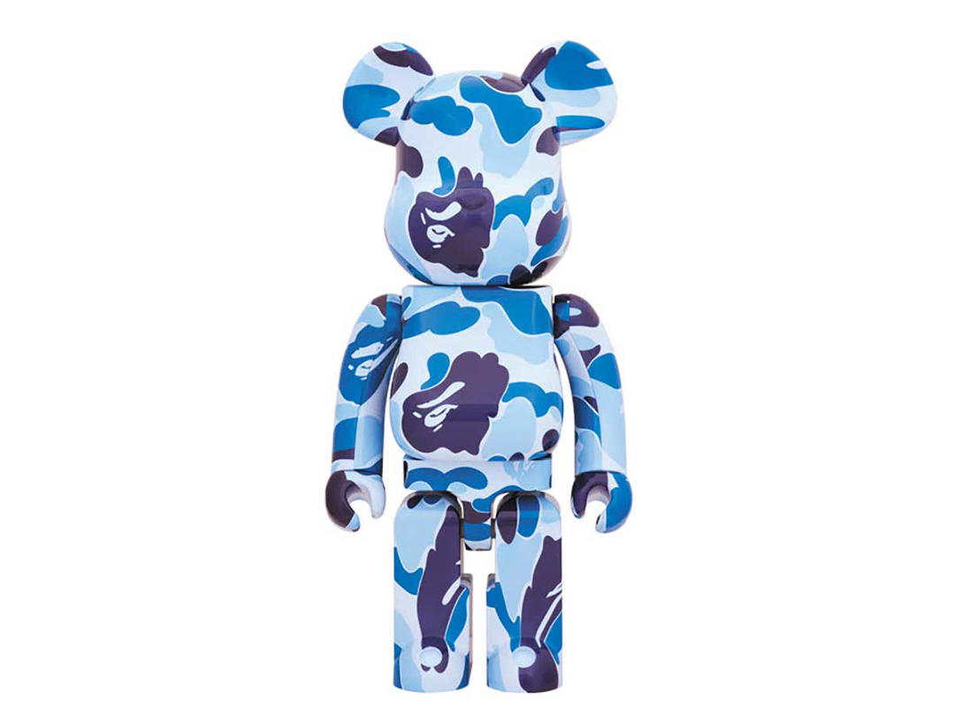 Medicom Toy BE@RBRICK Bape [ABC Camo - Blue] 1000%