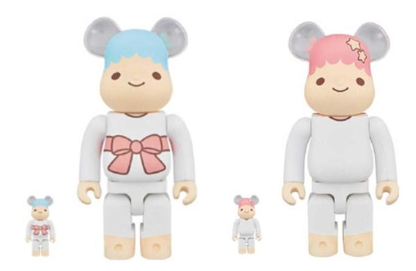 Medicom Toy Bearbrick Little Twin Stars 400% + 100%