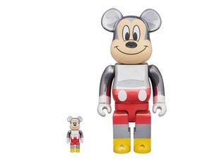 Buy BE@RBRICK fragment design x Mickey Mouse [90th Anniversary - Color Ver.] 400% + 100% at Sasom – Authentic and Ready to Ship