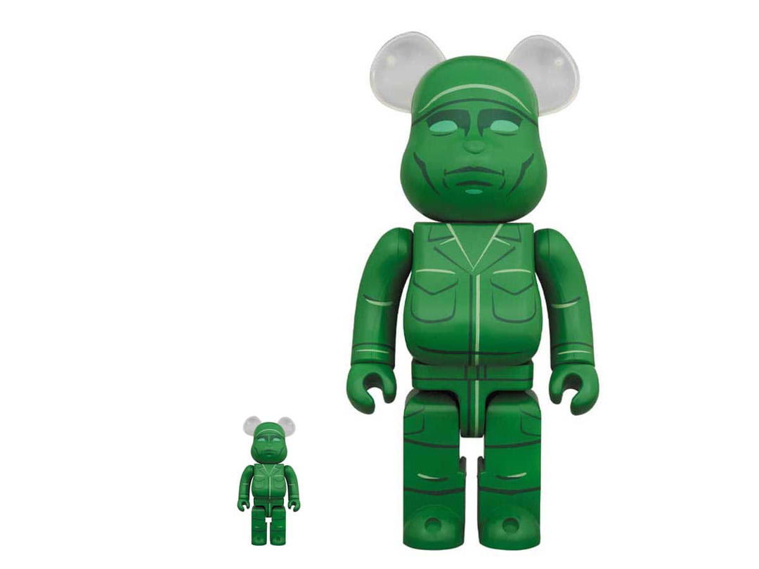 Medicom Toy BE@RBRICK Green Army Men 400% + 100%