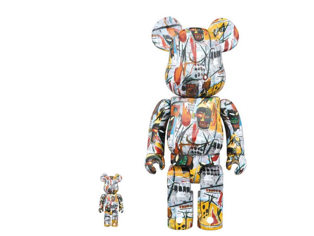 Medicom Toy BE@RBRICK Jean-Michel Basquiat 400% + 100%