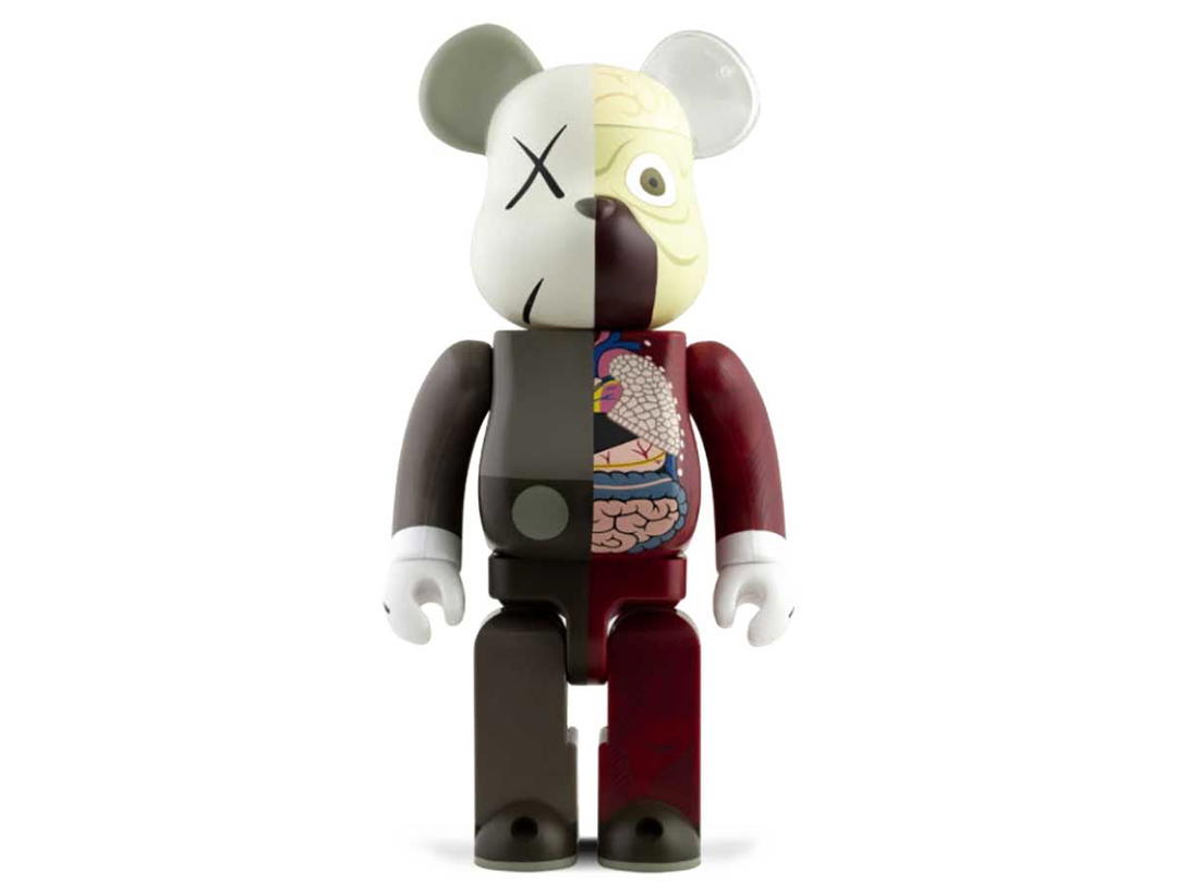 Medicom Toy BE@RBRICK KAWS Companion [OriginalFake Brown] 400%