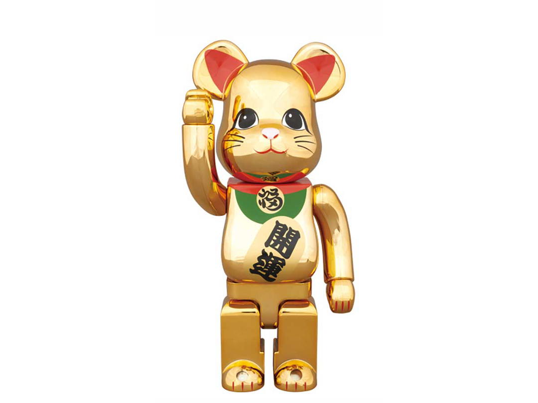 Medicom Toy BE@RBRICK Maneki Neko - Gold Metallic Vol. 3 400%