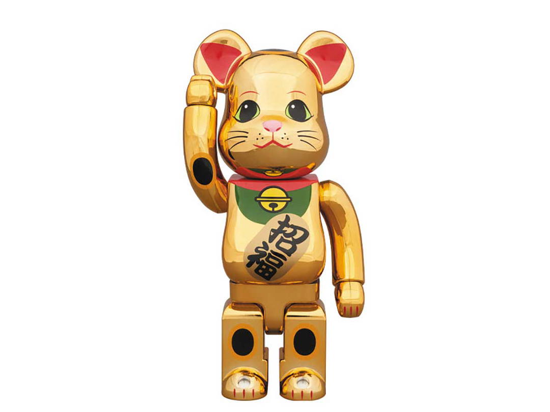 Medicom Toy BE@RBRICK Maneki Neko - Gold Metallic Vol. 5 400%