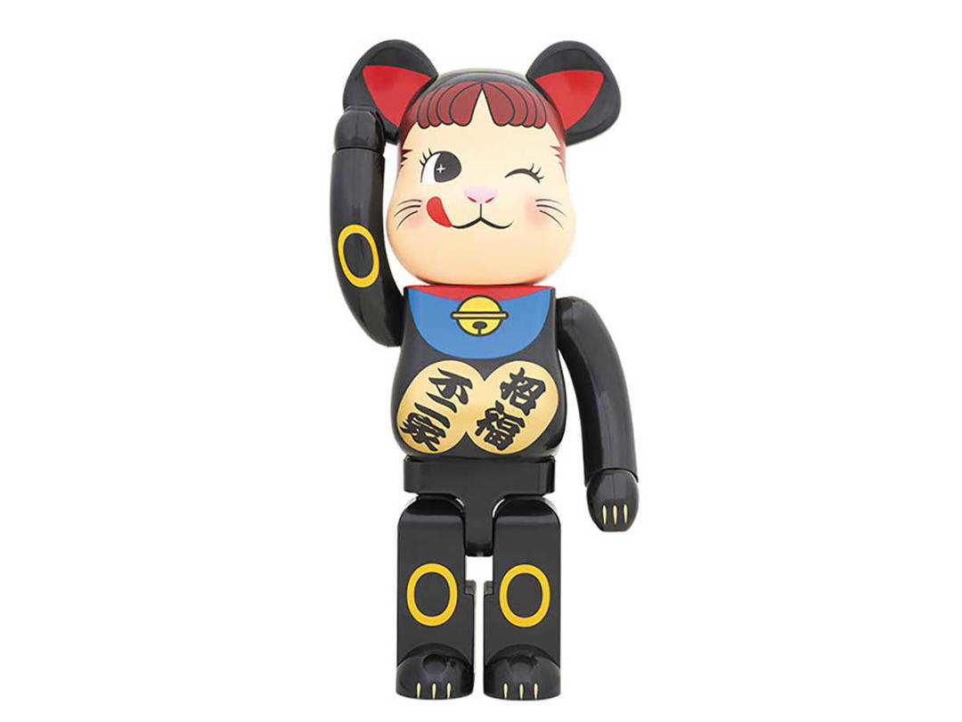Medicom Toy BE@RBRICK Maneki Neko - Peko-chan [Black] 1000%