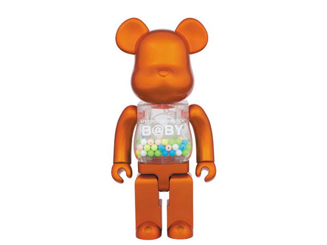 Medicom Toy BE@RBRICK My First Be@rbrick B@by [Pearl Orange] 400% - view 1