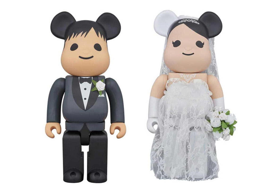 Medicom Toy BE@RBRICK SET Greeting Marriage PLUS 400%