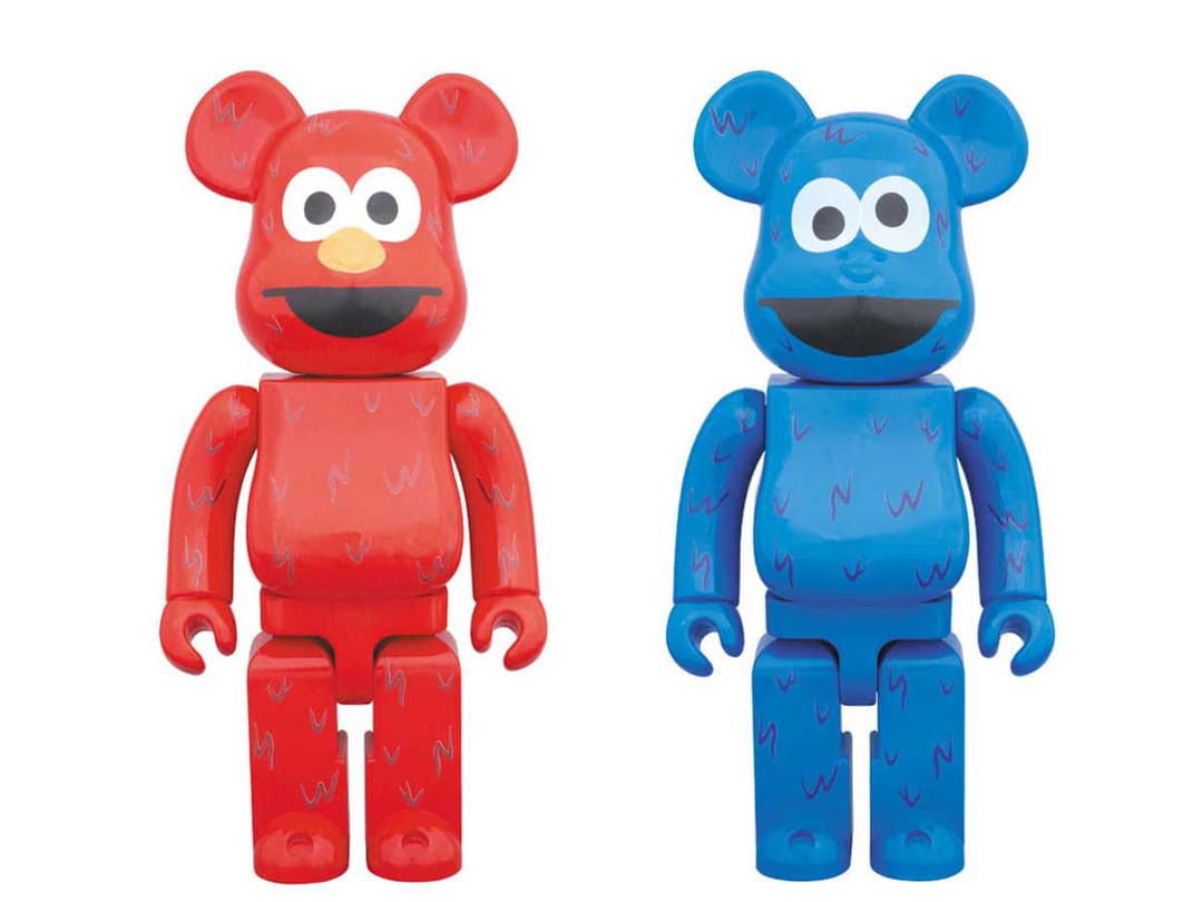 Medicom Toy BE@RBRICK SET Seseme Street Elmo Cookie Monster 400%