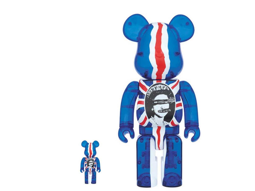 Medicom Toy BE@RBRICK Sex Pistols [God save the Queen - Clear Ver.] 400% + 100%