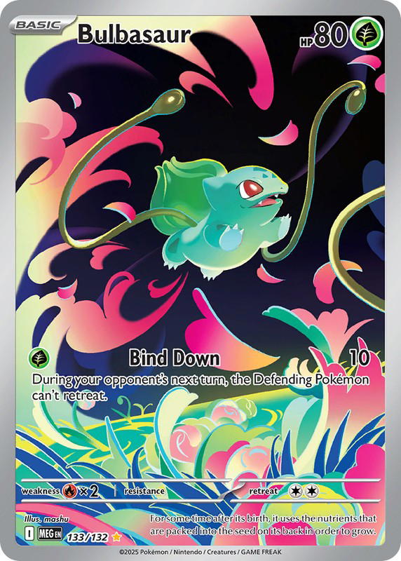 Pokemon Pokemon Bulbasaur IR [MEG 133/132] Mega Evolution "Mega Evolution" (EN)