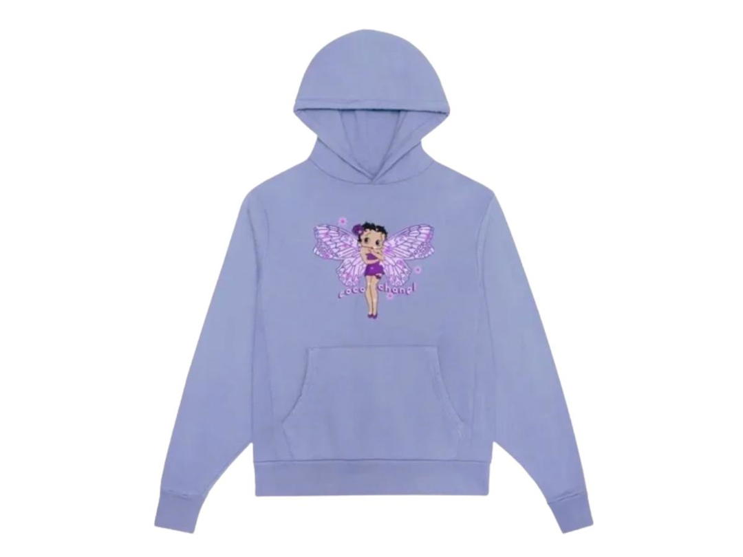 Mega Yacht Mega Yacht Coco Chanel Betty Boop Hoodie Purple