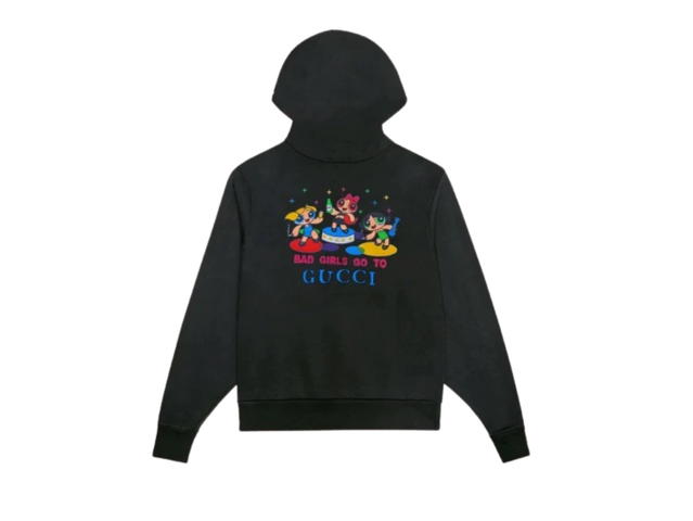Mega Yacht Mega Yacht Good Girls Chanel-Gucci Logo Hoodie Black - view 2
