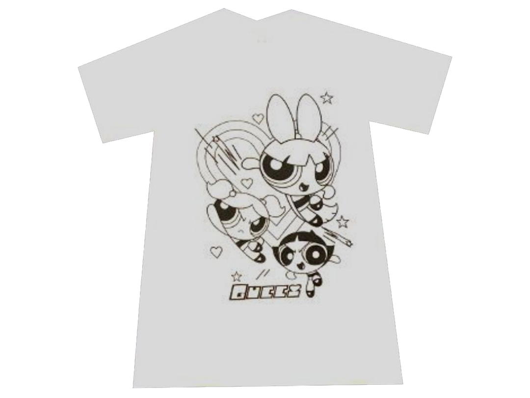 Mega Yacht Mega Yacht White Powerpuff Girls Gucci Mystery Graphic T-shirt