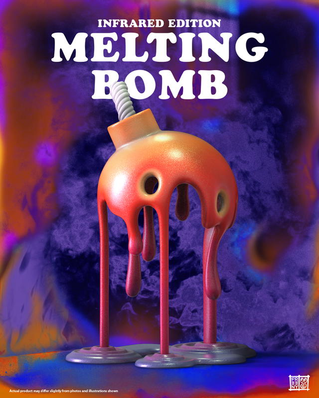 Mighty Jaxx Melting Bomb ft. Jason Freeny (Infrared Edition) by Mighty Jaxx - view 1